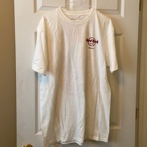 NWT! Mens HARD ROCK CAFE City Tee ATLANTA White T-SHIRT ~ Size LARGE